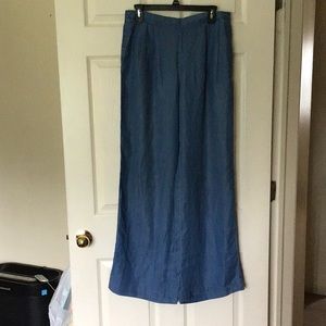 Blue summer pants with pocket, Merona
